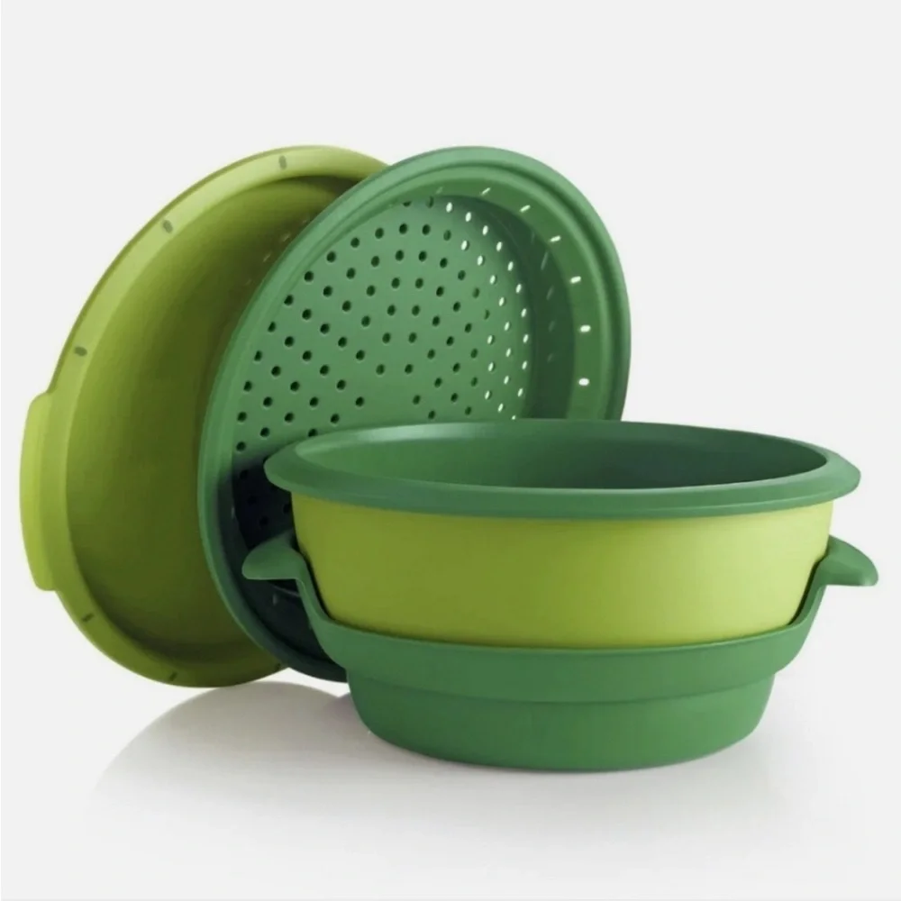 TUPPERWARE Smart Steamer 4-Piece Set - Green
